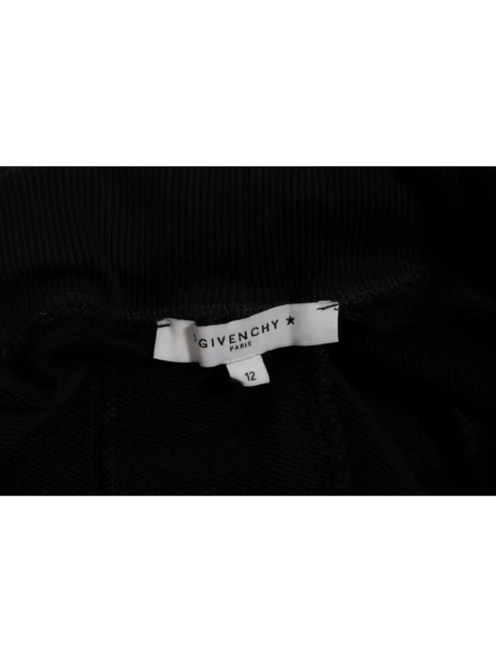 Givenchy Womens Tape Logo Sweat Pants Size US 12 Black White Red Joggers Track